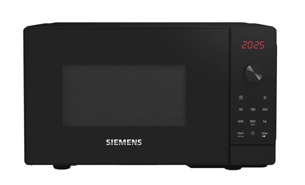 Billede af Fritstående mikroovn 20l 44x26 cm sort - Siemens iQ100 - FF023LMB2